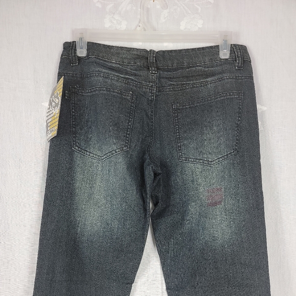 Men's Casual Jeans Skinny Denim Straight Slim Fit Combat Pant 32x32 NWT. ...c5 - Picture 8 of 9